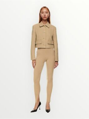 Aritzia Babaton Gold Camel Frances Jacket Size M